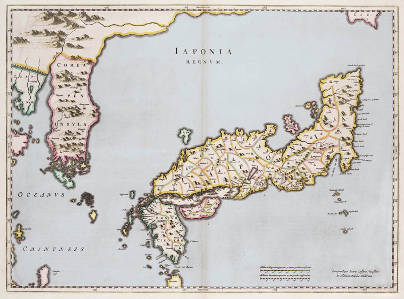 Japan + Korea 1649 Blaeu